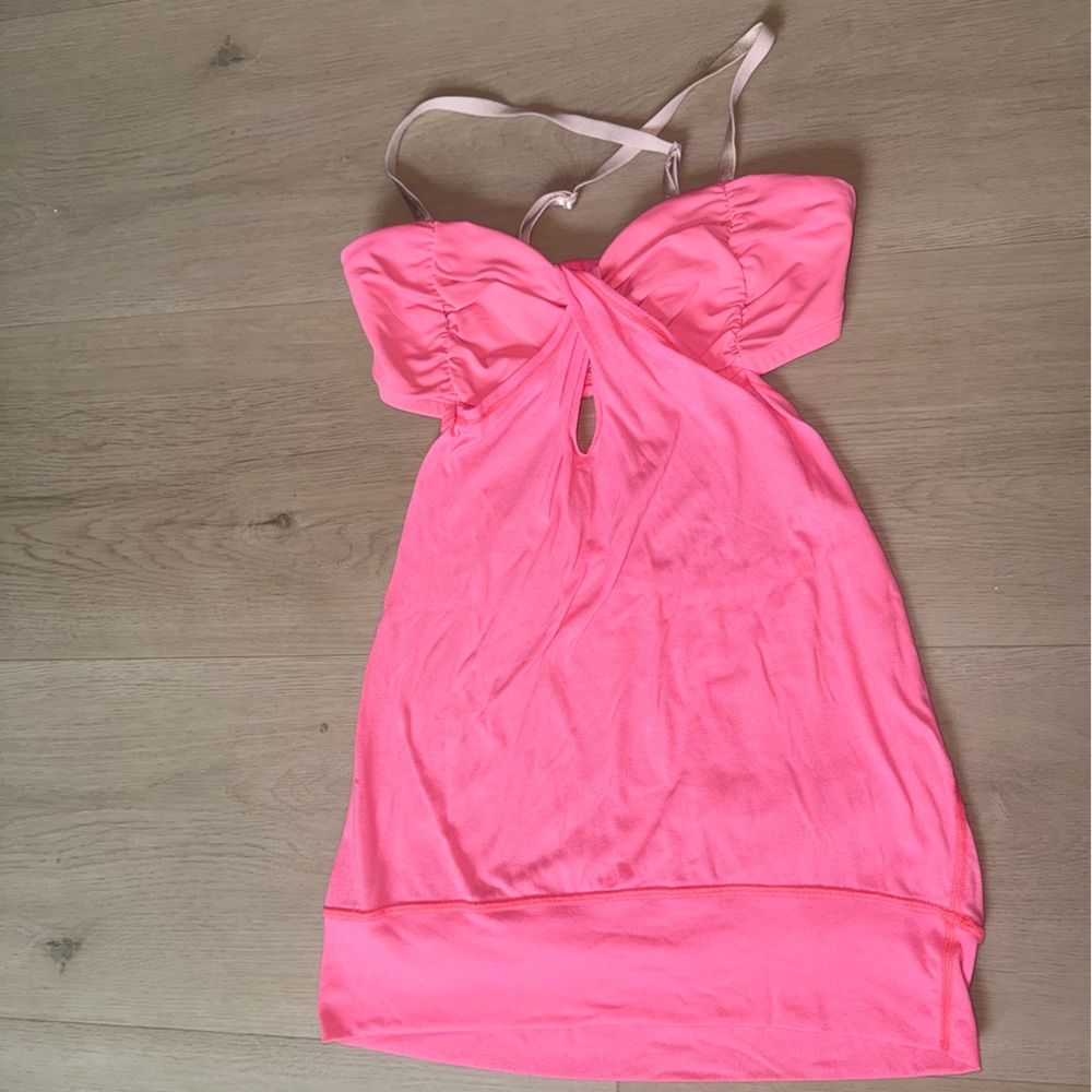 Vibrant Pink Lululemon Tank Top